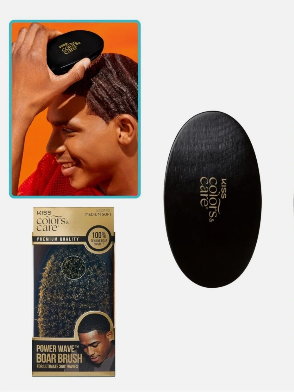 KISS POWER WAVE BOAR BRUSH